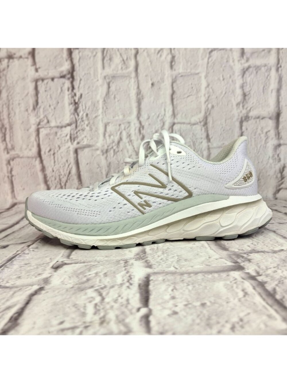 New Balance Fresh Foam X 860 Running Shoes Womens Size 8.5 White Lightweight - Picture 2 of 10